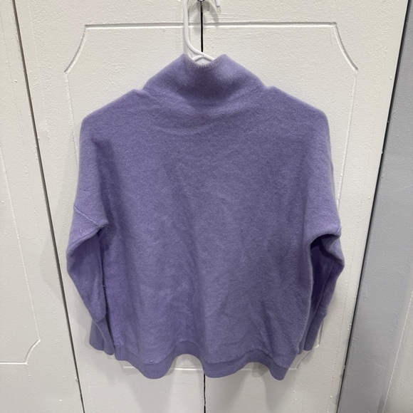 Free People Purple Pure Cashmere Ottoman Tunic - Picture 3 of 14